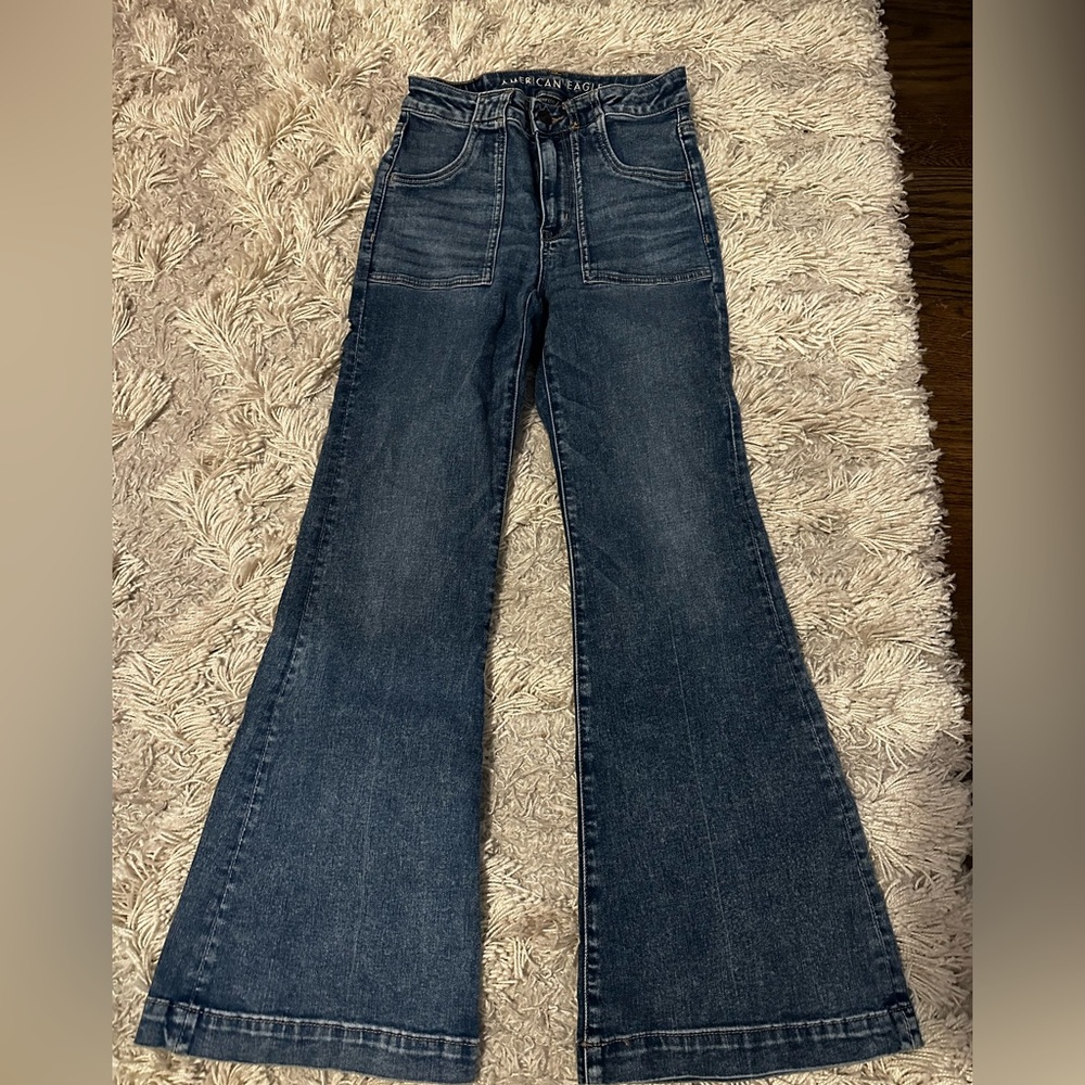 American Eagle Wide Leg High Rise